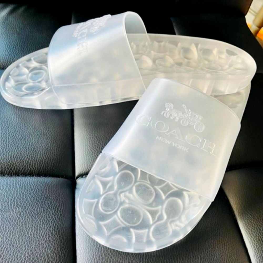 Jelly Coach Frosted Ulyssa Clear Slides